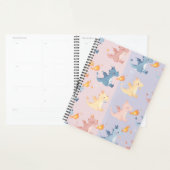 Kawaii Dragon Esthetische Planner | Pastel Lieve D (Display)