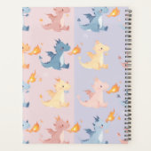 Kawaii Dragon Esthetische Planner | Pastel Lieve D (Achterkant)