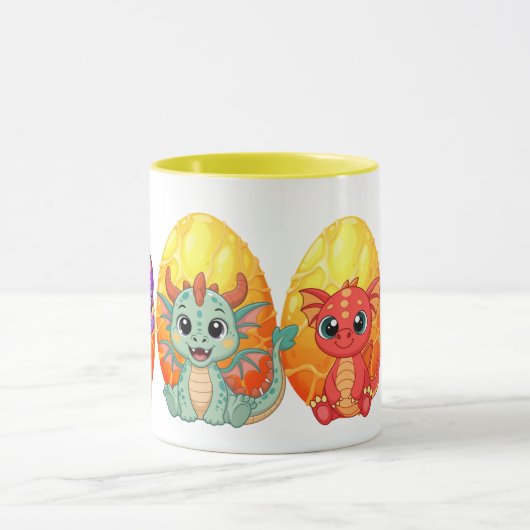 Kawaii Dragon Mug Mok (Midden)