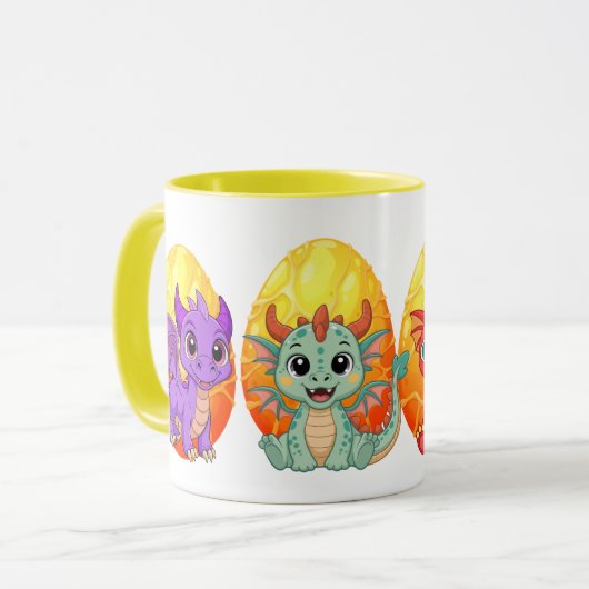  Kawaii Dragon Mug Mok (Voorkant links)