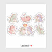 KAWAII DRAGON STICKERS SET (Vel)