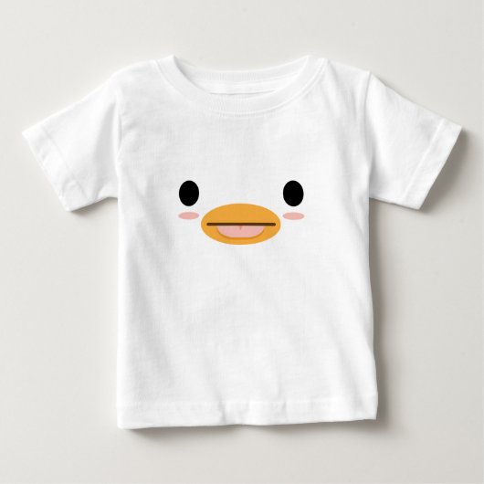Kawaii Duck Tongue "Te schattig om serieus te zijn (Voorkant)