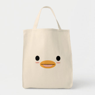Kawaii Duck Tongue "Te schattig om serieus te zijn Tote Bag