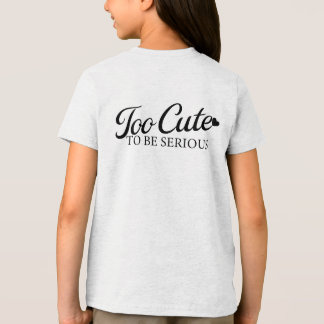 Kawaii Duck Tongue "Te schattig om serieus te zijn Tri-Blend Shirt