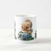 Kawaii Duckling Kissing the Blarney Stone Mok (Center)