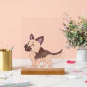 Kawaii Duitse herdershond Acryl Bord (Huwelijk)