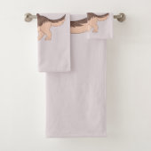 Kawaii Duitse herdershond Bad Handdoek (Insitu)