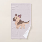 Kawaii Duitse herdershond Bad Handdoek (Handdoek)