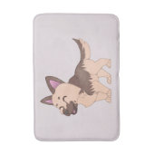 Kawaii Duitse herdershond Badmat (Voorkant Verticaal)