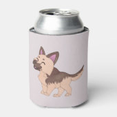 Kawaii Duitse herdershond Blikjeskoeler (Blikje Voorkant)