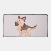 Kawaii Duitse herdershond Bureaumat (Voorkant)