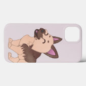 Kawaii Duitse herdershond Case-Mate iPhone Case (Achterkant (horizontaal))