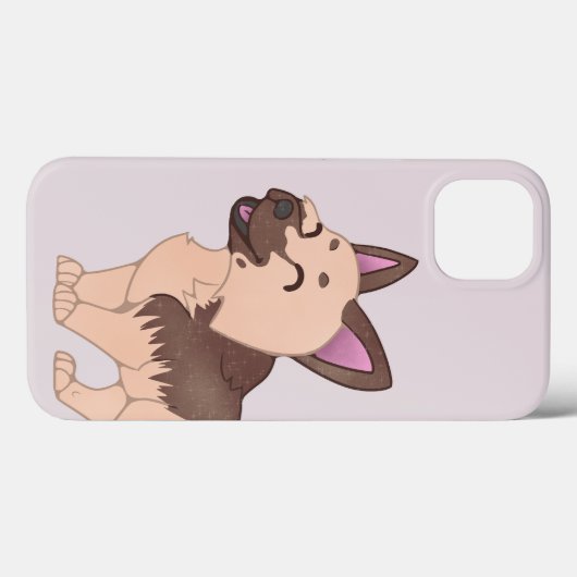 Kawaii Duitse herdershond Case-Mate iPhone Case (Achterkant (horizontaal))