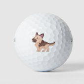 Kawaii Duitse herdershond Golfballen (Voorkant)