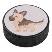 Kawaii Duitse herdershond Hockey Puck (3/4)