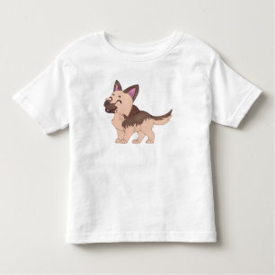 Kawaii Duitse herdershond Kinder Shirts