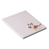 Kawaii Duitse herdershond Notitieblok (Schuin)