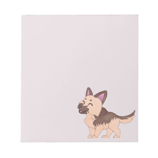 Kawaii Duitse herdershond Notitieblok (Voorkant)