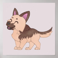 Kawaii Duitse herdershond