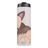 Kawaii Duitse herdershond Thermosbeker (Voorkant)
