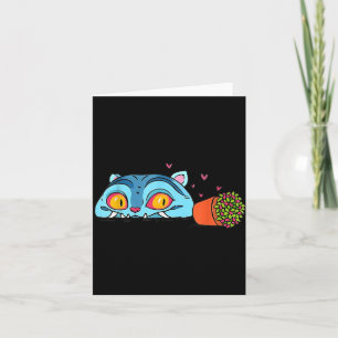 Kawaii Duivel Kat Grappige Anime Otaku Japans  Kaart