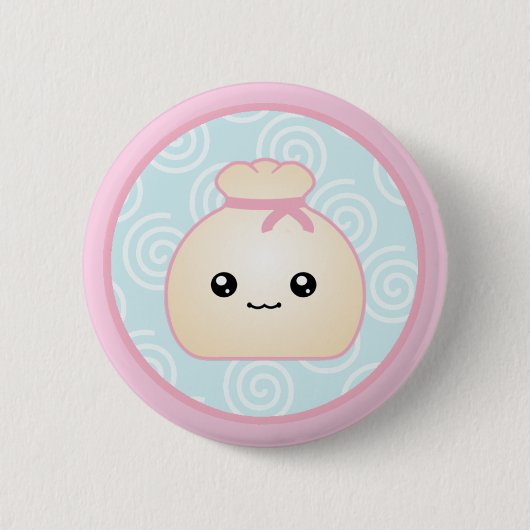 Kawaii Dumpling Button (Voorkant)