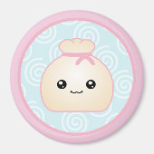 Kawaii Dumpling Magnet (Voorkant)