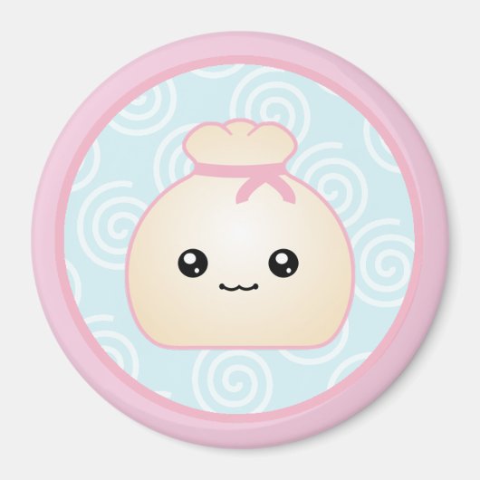 Kawaii Dumpling Magnet (Voorkant)