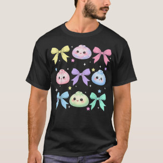Kawaii Dumpling Schattig Pastelkleurig Anime Dumpl T-shirt