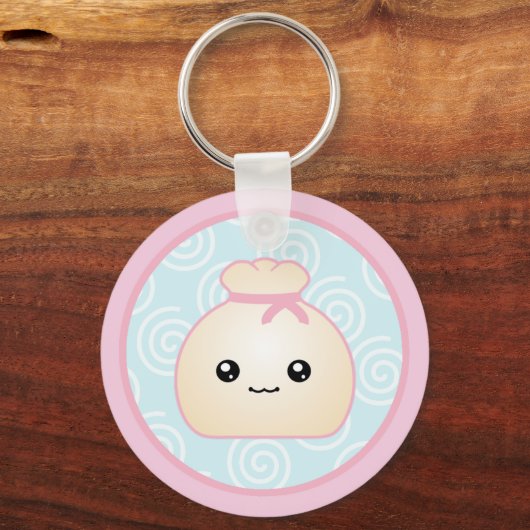 Kawaii Dumpling Sleutelhanger (Voorkant)