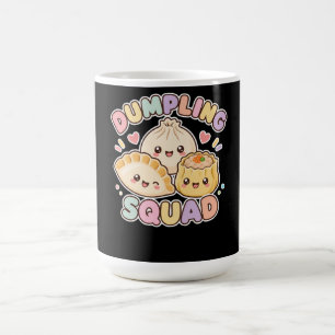 Kawaii Dumpling Squad Schattig Aziatisch Voedsel G Koffiemok