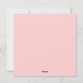 Kawaii Easter Holiday Kaart (Achterkant)