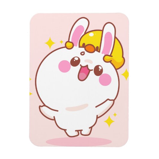 Kawaii Easter Magneet (Verticaal)
