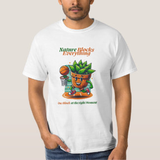 Kawaii Echeveria Plant blokkeerschot T-shirt