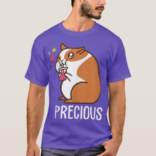 Kawaii edele hamster van cartoon drink luchtbellet t-shirt