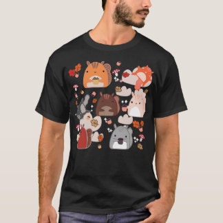 Kawaii Eekhoorns T-shirt