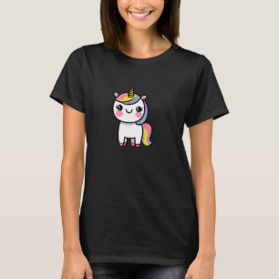 Kawaii Eenhoorn Dierenliefhebber Cute Eenhoorn T-shirt
