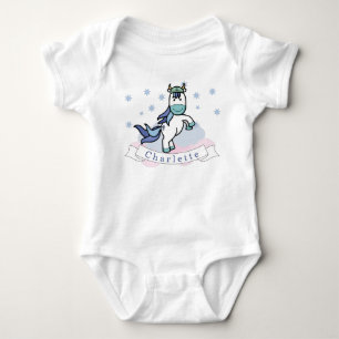 Kawaii Eenhoorn Kleurrijke Schattigee Sterren Wolk Romper