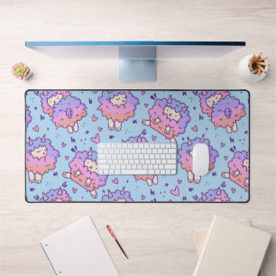 Kawaii Eenhoorn Schapenbureau Mat
