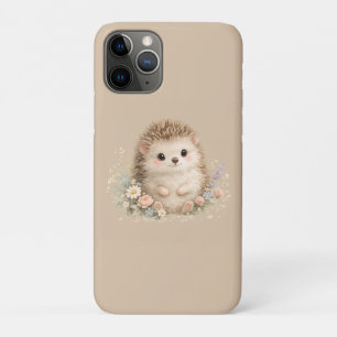 Kawaii Egeltje Cottagecore Bloemenschenking Case-Mate iPhone Case