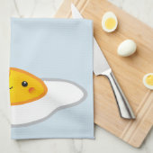 Kawaii Egg Kitchen Towel Theedoek (Quarter Fold)