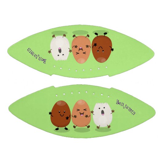 Kawaii eggs funny cartoon american football (Panelen)