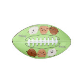 Kawaii eggs funny cartoon american football (Voorkant)