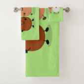 Kawaii eggs funny cartoon bad handdoek (Insitu)