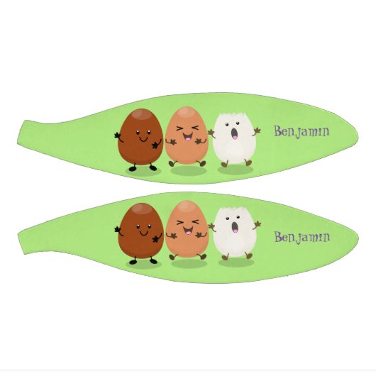 Kawaii eggs funny cartoon basketbal (Panelen)