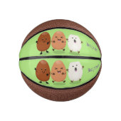 Kawaii eggs funny cartoon basketbal (Voorkant)