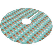 Kawaii eggs funny cartoon kerstboom rok (Gekanteld)