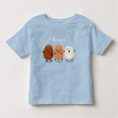 Kawaii eggs funny cartoon kinder shirts (Voorkant)