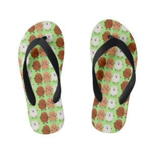 Kawaii eggs funny cartoon kinder teenslippers
