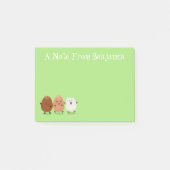 Kawaii eggs funny cartoon post-it® notes (Voorkant)